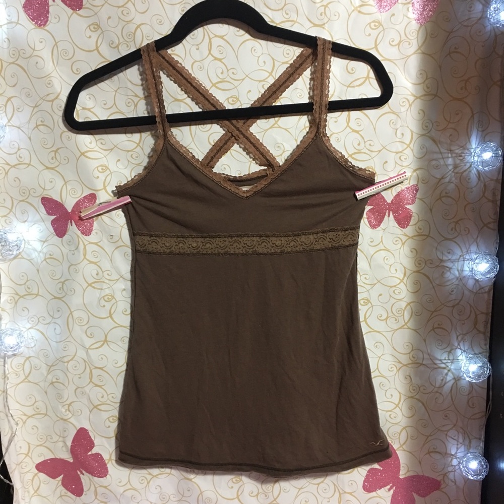 Hollister lace strap tank